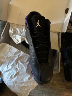 Retro 13 Size 13 Purple Black