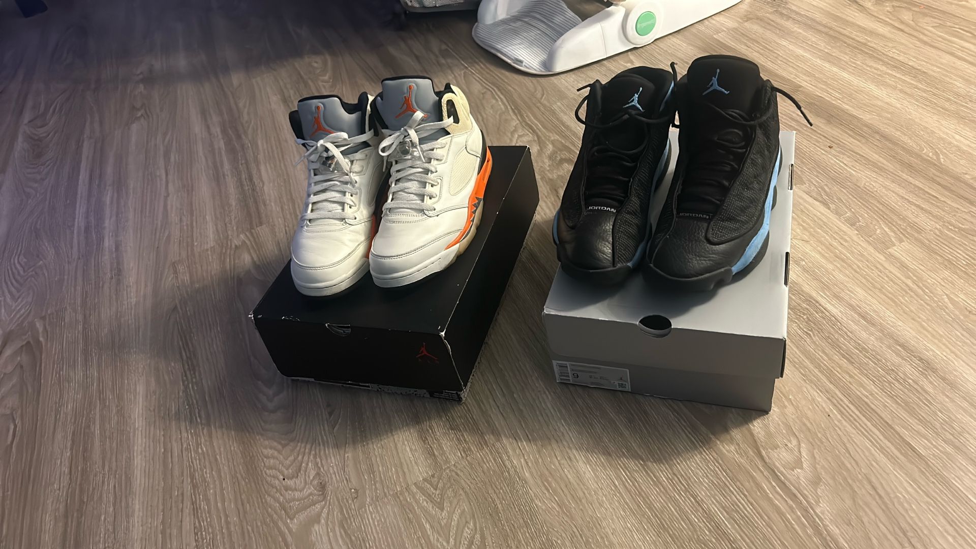 Shattered Backboard 5s And Retro 13s Size 9