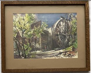 Cecile Johnson Lot Of 4 Vintage Napa Valley Framed Prints 17 X 21