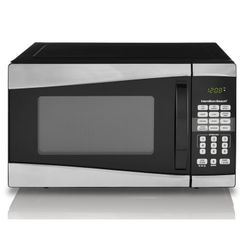 Hamilton Beach 0.9 cu ft Countertop Microwave (900W) - Stainless Steel