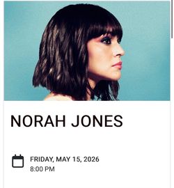 NORAH JONES concert tickets