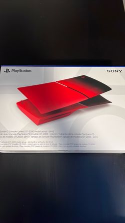 PS5 Slim Console Covers Red CFI-2000