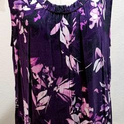 Croft & Barrow Sleeveless Loose Fit Blouse Size Woman's XL 