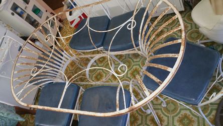 Wrought iron patio set