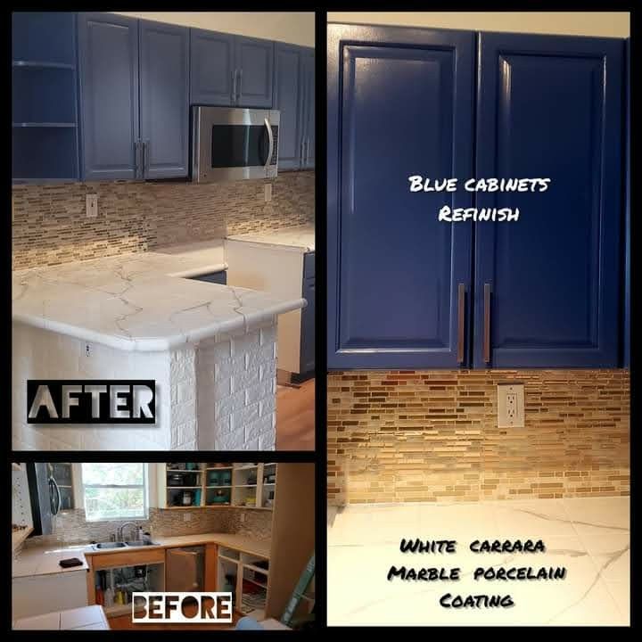 Kitchen Cabinets And Countertops Refinish Update 