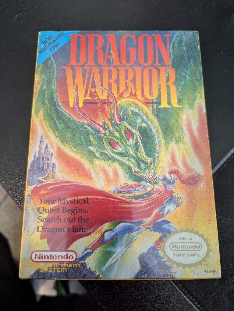 Dragon Warrior NES 1989 Original game CIB in excellent condition resealed By VS