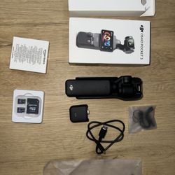 DJI Osmo Pocket 3 + 2 64 microSD cards included