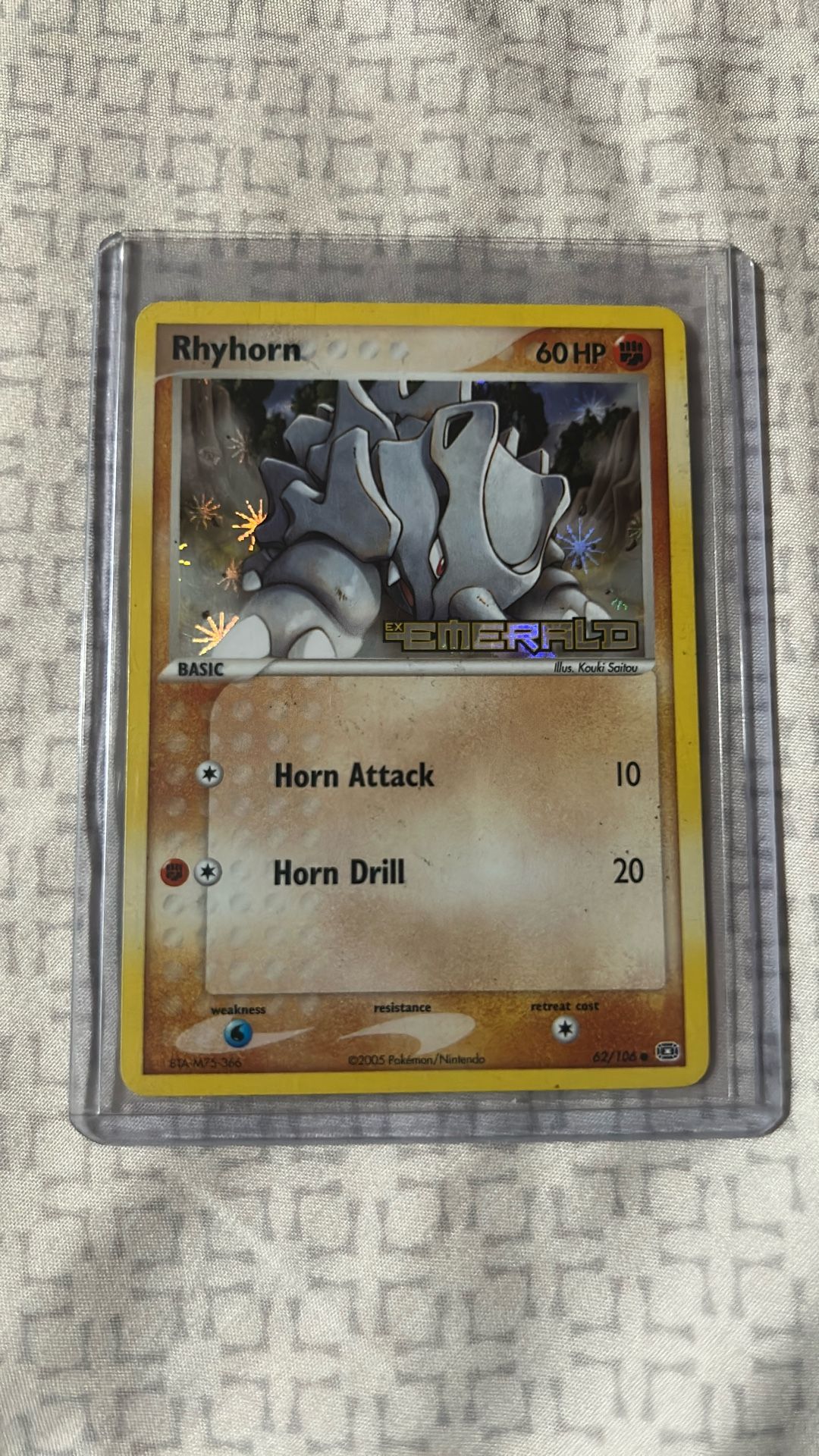 Stamped Pokemon Card