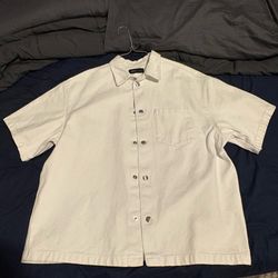 Purple Brand white cotton shirt