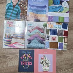 8 Knitting Books Make Boy Sweaters And Wide Range Of Lovely Knitting Items With The Guld of These Book