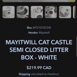 Modern Hidden Litter Box Furniture for Apartments – Enclosed 