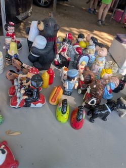 Large Lot of Novelty Salt and Pepper Shakers