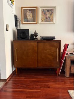 Music cabinet record player consol