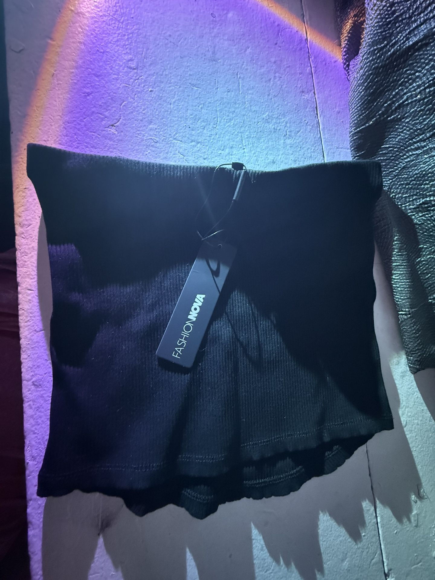 Fashion Nova Mini Black Skirt