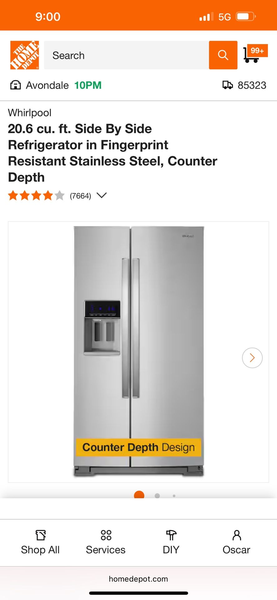 Brand New Whirlpool Fridge