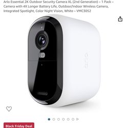 Arlo Essential XL Outdoor Camera (2nd Gen) NEW