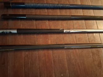 Professional pool sticks