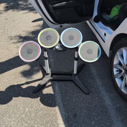 XBOX 360 ROCKBAND DRUM SET WITH PEDAL