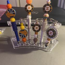 Bead Pens With Keychains 