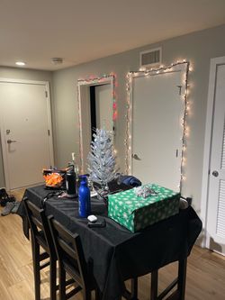 Black IKEA Hightower Table & 4 Chairs