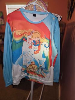 Rainbow Brite Graphic Long Sleeve Sweatshirt