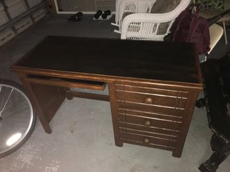 Wooden desk