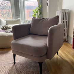 West elm auburn armchair