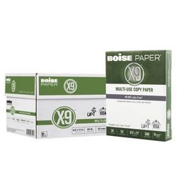 Boise X-9 Multi-Use Printer & Copy Paper, 10 Reams, White, Letter (8.5" x 11"), 5000 Sheets Per Case, 20 Lb, 92 Brightness $30