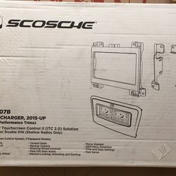 New Scosche ITCCR07B, Integrated Touch 2015-2020 Dodge Charger Dash Kit
