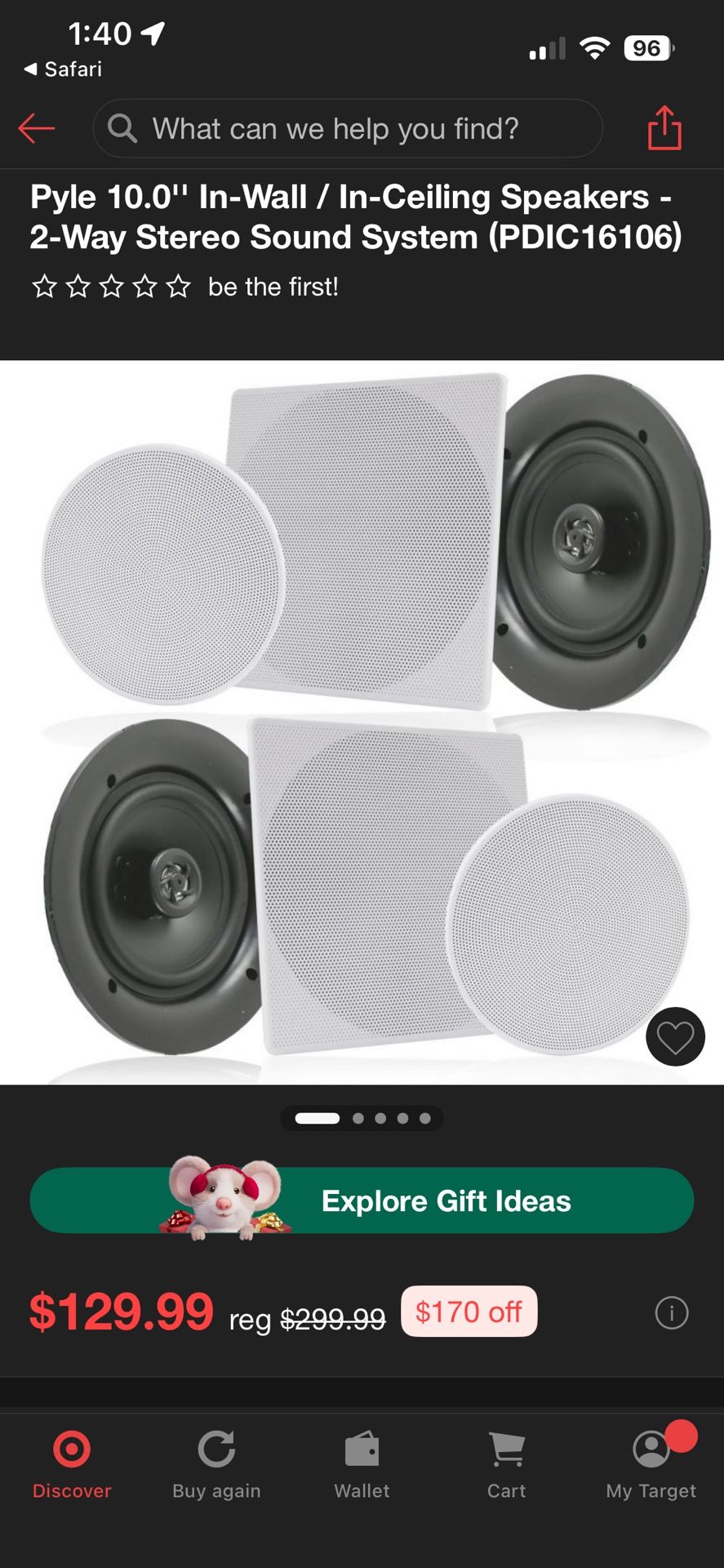 Pyle In wall/in ceiling Speakers