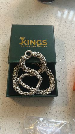 120$ silver Byzantine 18in thick Chain
