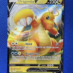 Dragonite V SWSH154 Black Star Promo Pokemon Card Ultra Rare Mint NM
