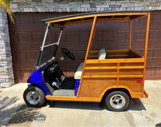 Custom Woodie Golf Cart