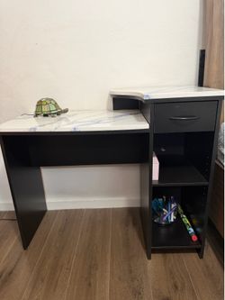 Desk with granite top