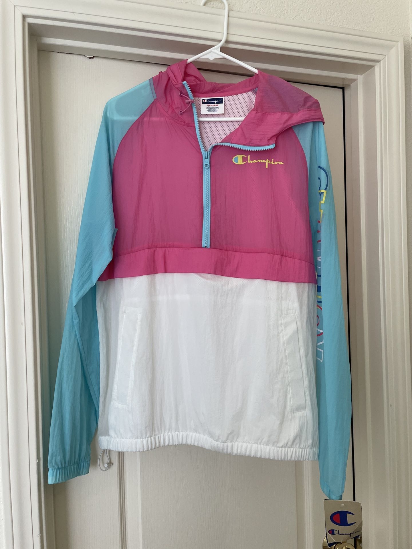 NWT Champion Men's Color Block Manorak 2.0, Medium