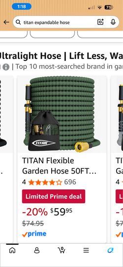 TITAN Flexible Pocket Hose 50’
