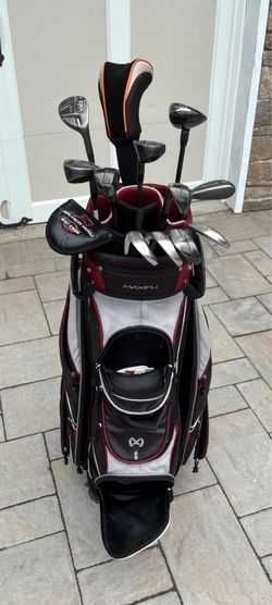 Complete Golf Starter Set + Premium MAXFLI Golf Bag | Callaway, Adams Golf, Hybrids, Woods, Putter & Accessories – Ready to Play!