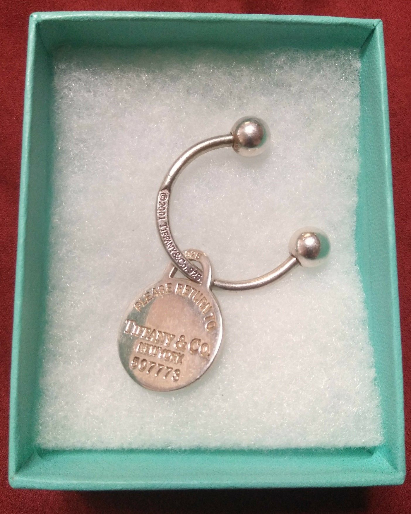 Tiffany co. Key chain Sterling silver 925
