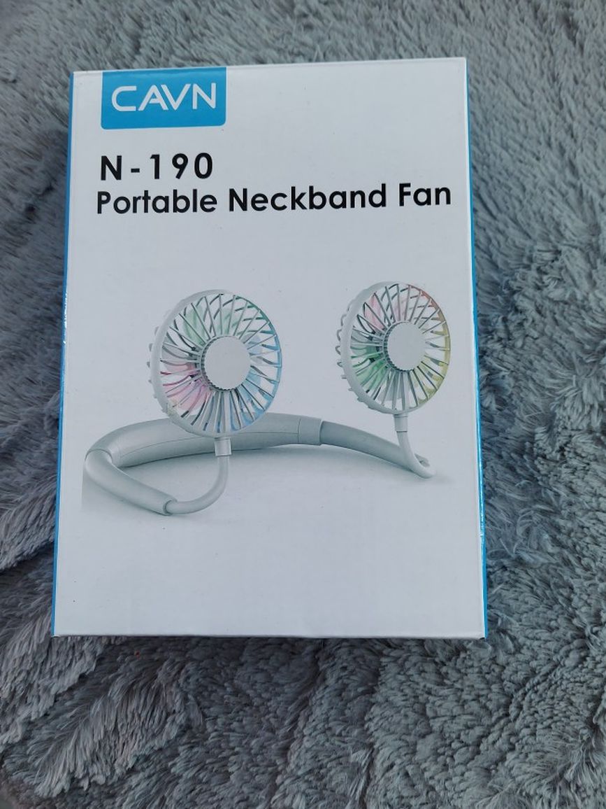 portable neckband fan