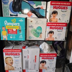 HUGGIES, PAMPERS, LUVS 