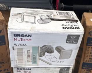 Broan Wall Duct Kit WVK-2A (dryer vent, etc)