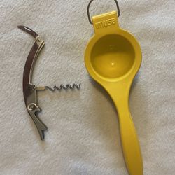 Wine Opener And Lemon Squeezer .Like New