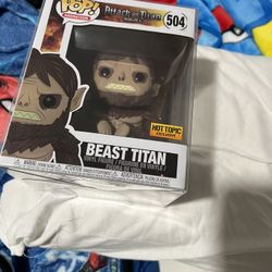 Funko Pop Beast Titan Attack On Titan Mint With Protector