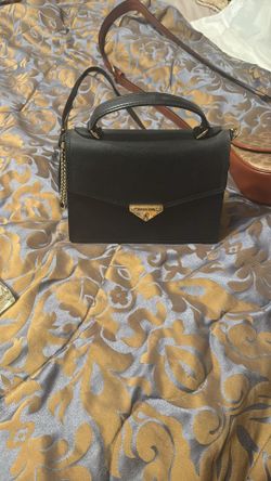 Michael Kors Black Saffiano Leather Satchel