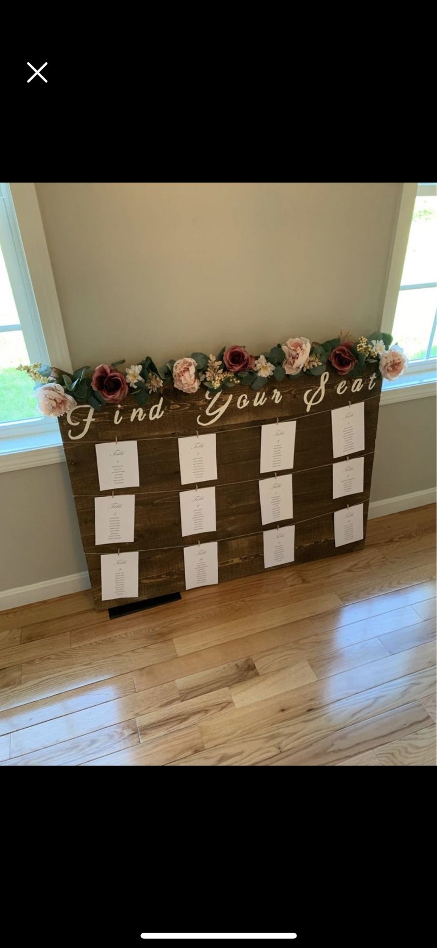 Wedding Seating Chart 