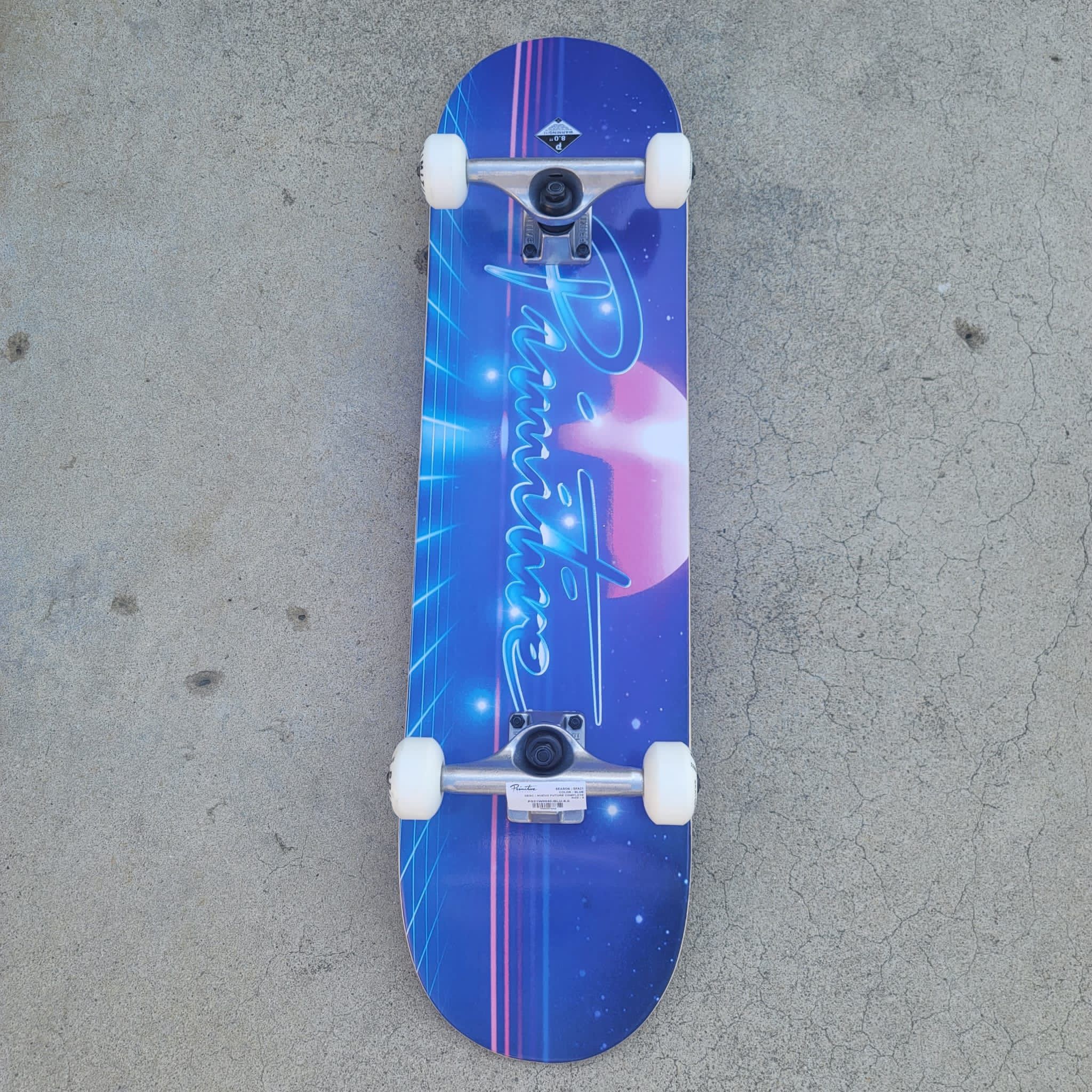 Primitive Skateboard Size 8.0
