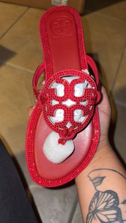 Red Tory Burch sandals