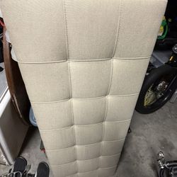 New Tuffed Beige Headboard Full Size