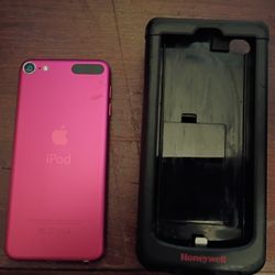 Ipod touch 7th generation pink and honeywell captuvo sled barcode scanner 