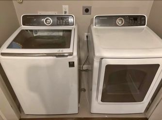 Washer & Dryer Set Large Capacity Fully loaded steam dryer heavy duty